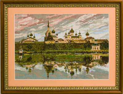 Вышивка крестом соловки