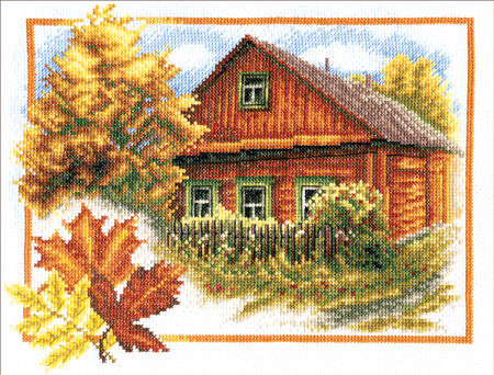 Набор для вышивания "Осень в деревне"
