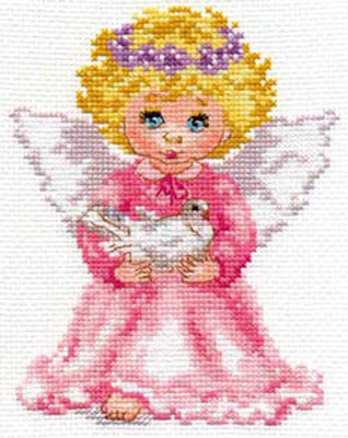 Набор для вышивания " Алиса" 0- 065 " Ангелочек" 12 х 14 см