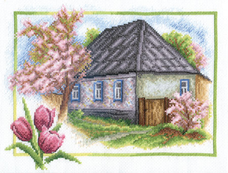 Набор для вышивания "Весна в деревне"