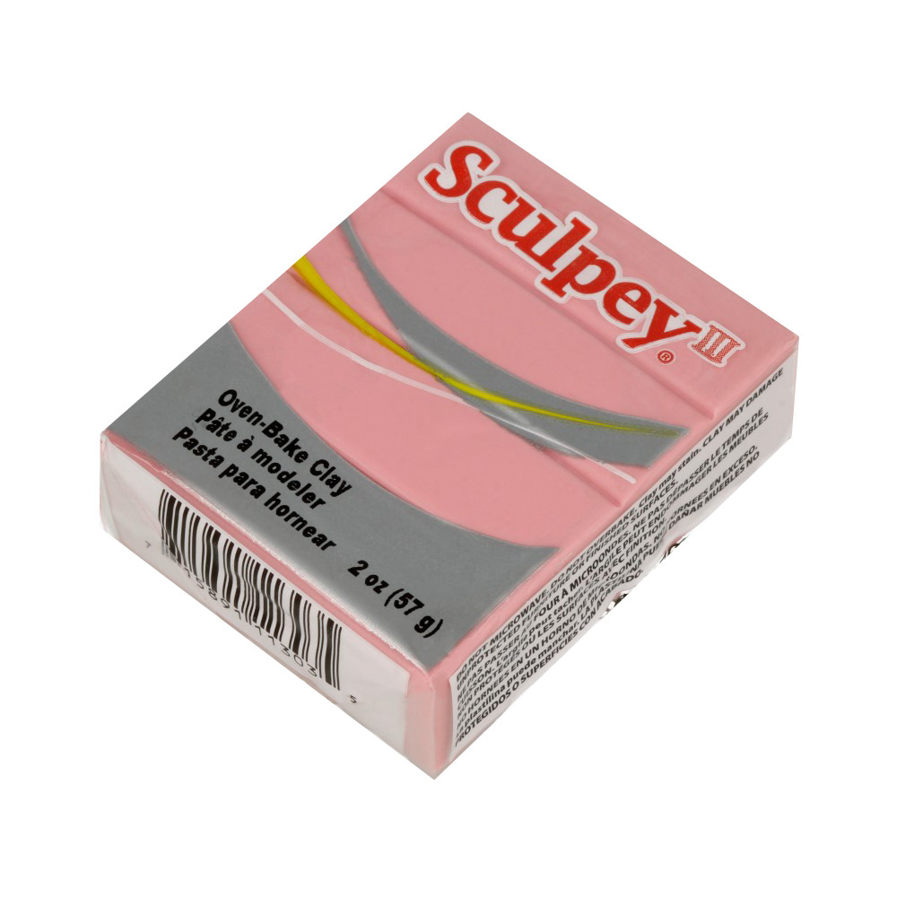 " Sculpey" III полимерная глина S302 57 г 303 бледно- розовый