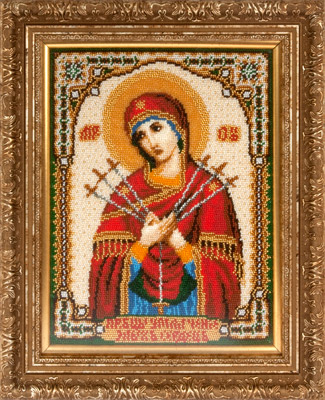 Набор для вышивания " PANNA" CM- 1262 ( ЦМ- 1262 ) " Икона Божией Матери Умягчение злых сердец" 