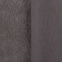 " Gamma" Плюш трикотажный PLF 50 x 50 см 390±10 г/ кв. м 50% хлопок, 50% полиэстер 17- 1501 светло- серый