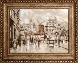 Набор для вышивания "Золотая серия" "Париж. Мулен Руж"