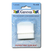 Мел портн. с точилкой GAMMA TC-030 белый/в блистере