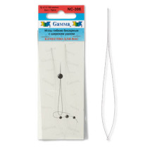 Иглы гибкие бисерные с шир.ушком NС-306