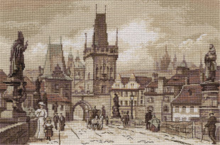 Набор для вышивания "Золотая серия" "Прага. Карлов мост"