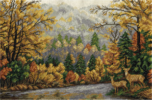 Набор для вышивания "Оленья речка"