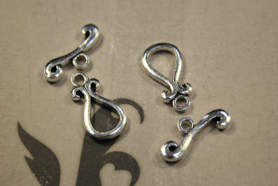 " Zlatka" Замок- тогл MFT- 04 10х21 мм 5 шт под никель