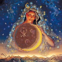 Схема для вышивки бисером «Лунная фея»