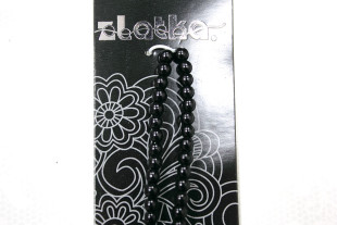 Бусины стеклянные "Zlatka" GBP-03 стекло 8 мм 54 шт на нити №02 черный