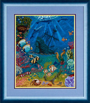 Набор для вышивания "Золотая серия" "Подводный мир"