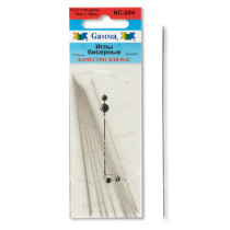 Иглы бисерные сталь NC-204 d 0.7 мм 10 шт d 0.7 мм