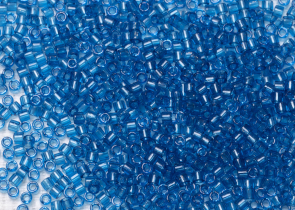 Бисер Япония MIYUKI Delica цилиндр 10/0 5 г DBM-0714 капри блю прозрачный