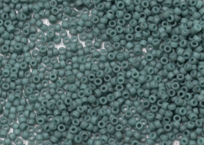 Бисер Япония круглый 15/0 10г 2604F бирюза, матовый Semi Glazed