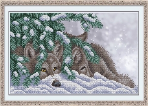 Рисунок на ткани для вышивки бисером КС-3007 Верность. Стойкость