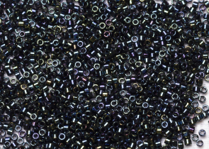 Бисер Япония MIYUKI Delica цилиндрический 11/0 5 г DB0002 синий ирис