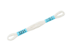 Нитки для вышивания " Gamma" мулине ( 3173- 6115 ) 100% хлопок 8 м №3231 бл. серый