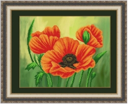 Рисунок на ткани для вышивки бисером КС-3014 Яркие краски