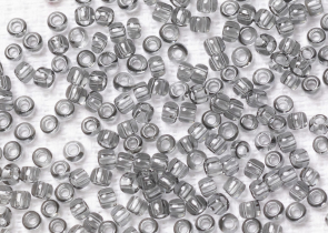Бисер Япония круглый 11/0 10г 0009B серый, прозрачный