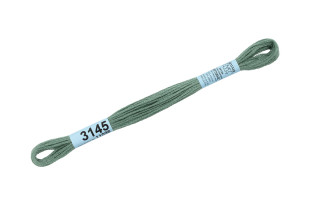 Нитки для вышивания " Gamma" мулине ( 3071- 3172 ) 100% хлопок 8 м №3145 гр. серый