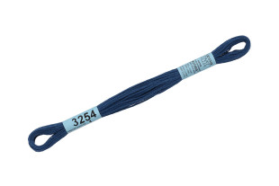 Нитки для вышивания " Gamma" мулине ( 3173- 6115 ) 100% хлопок 8 м №3254 синий
