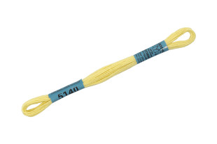 Нитки для вышивания " Gamma" мулине ( 3173- 6115 ) 100% хлопок 8 м №5140 св. лимонный