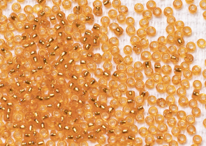 Бисер Япония круглый 15/0 10г 0030B гиацинт, серебряная линия внутри