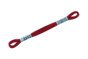 Нитки для вышивания " Gamma" мулине ( 3173- 6115 ) 100% хлопок 8 м №3212 св. бордовый