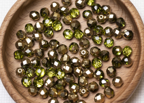 Бусины полированные круглые 6мм 25г (90 штук) 50220/26441 