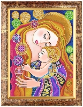 Рисунок на ткани для вышивки бисером КС-3048 Оберег материнства. Сила любви