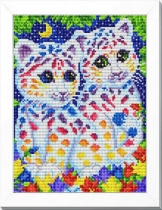 Рисунок на ткани для вышивки бисером КС-4006 Сказочные коты