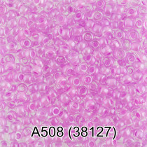 Бисер Чехия " GAMMA" круглый 1 10/ 0 2. 3 мм 5 г 1- й сорт А508 св. фиолетовый ( 38127 )