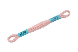 Нитки для вышивания " Gamma" мулине ( 3173- 6115 ) 100% хлопок 8 м №3236 розовый