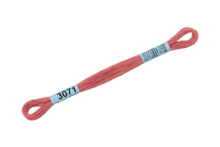 Нитки для вышивания " Gamma" мулине ( 3071- 3172 ) 100% хлопок 8 м №3071 гр. розовый