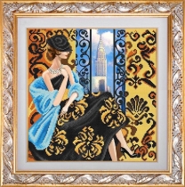 Рисунок на ткани для вышивки бисером КС-3039 Мечты сбываются - Нью-Йорк!