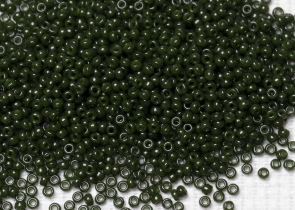 Бисер Япония MIYUKI Seed Beads 15/0 5г 1488 окрашенный оливковый непрозрачный