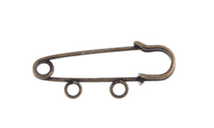 " Zlatka" Булавка для подвесок PO- 035 3. 5 см №04 под бронзу