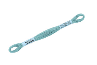 Нитки для вышивания " Gamma" мулине ( 0820- 3070 ) 100% хлопок 8 м №3056 сер. бирюза