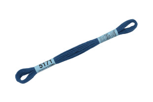 Нитки для вышивания " Gamma" мулине ( 3173- 6115 ) 100% хлопок 8 м №5171 сине- серый