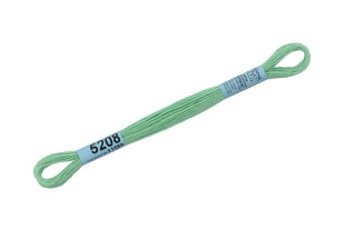 Нитки для вышивания " Gamma" мулине ( 3173- 6115 ) 100% хлопок 8 м №5208 мятный