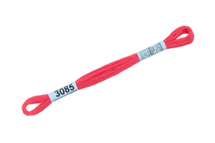 Нитки для вышивания " Gamma" мулине ( 3071- 3172 ) 100% хлопок 8 м №3085 т. т. розовый