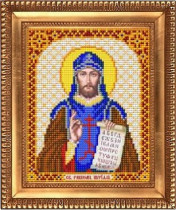 Рисунок на ткани для вышивки бисером И-5129 Святой Равноапостольный Кирилл 13,5х17см
