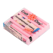 Craft & Clay полимерная глина CCH эффект матового стекла 50г 1402 нежно- розовый