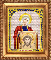 Рисунок на ткани для вышивки бисером И-5125 Святая Праведная Вероника 13,5х17см