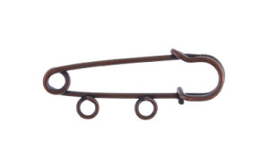 " Zlatka" Булавка для подвесок PO- 035 3. 5 см №05 под медь