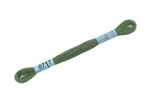 Нитки для вышивания " Gamma" мулине ( 0207- 0819 ) 100% хлопок 8 м №0717 гороховый