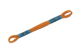 Нитки для вышивания " Gamma" мулине ( 3173- 6115 ) 100% хлопок 8 м №3210 т. бежевый