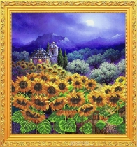 Рисунок на ткани для вышивки бисером КС-3045 Летняя ночь в Италии