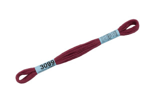 Нитки для вышивания " Gamma" мулине ( 3071- 3172 ) 100% хлопок 8 м №3099 гр. вишневый